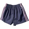 image:imageMakeMeChic Womens Striped Wide Leg Short Elastic Waist Loose Fit Summer ShortsBlue