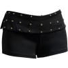 image:imageMakeMeChic Womens Summer Y2K Punk Shorts Rivet Studded Straight Leg Mini Shorts Club OutfitsBlack