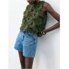 image:imageMakeMeChic Womens Boho Fringe Sleeveless Tops Crewneck Going Out Tank Top