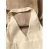 image:imageMakeMeChic Womens Button Down Halter Vest Sleeveless Work Business WaistcoatApricot