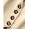 image:imageMakeMeChic Womens Button Down Halter Vest Sleeveless Work Business WaistcoatApricot