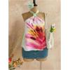 image:imageMakeMeChic Womens Halter Tops White Going Out Backless Cute Summer Criss Cross Classy Night Out TopsMulticolor
