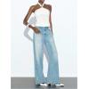 image:imageMakeMeChic Womens Halter Tops White Going Out Backless Cute Summer Criss Cross Classy Night Out TopsWhite D