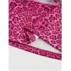 image:imageMakeMeChic Womens Pink Y2K Tops Cheetah Print Halter Rhinestone Tie Backless Summer Crop TopsHot Pink