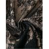 image:imageMakeMeChic Womens Plus Size Floral Lace Tank Tops Spaghetti Strap Basic V Neck Cami TopsBlack