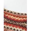 image:imageMakeMeChic Womens Plus Size Textured Sleeveless Fringe Trim Summer Crop Tank Top ShirtsMulti Orange