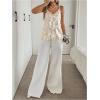 image:imageMakeMeChic Womens Sequin Tank Top Fall Deep V Neck Camisole Sparkly Sleeveless Going Out TopsApricot