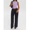 image:imageMakeMeChic Womens Sparkly Sequin Tops Y2k Sleeveless Crop Going Out Rave Tops ClubwearMauve Purple