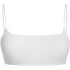 image:imageMakeMeChic Womens Square Neck Sports Bra Spaghetti Strap Wireless Square Back Workout Bra Crop TopsMulticolor