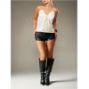 image:imageMakeMeChic Womens Summer Y2K Floral Lace Cami Tops Satin Spaghetti Strap Sleeveless Tank TopWhite