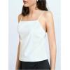 image:imageMakeMeChic Womens Tie Open Back Camisole Tops Backless Sleeveless Casual Crop Tops TrendyWhite