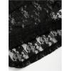 image:imageMakeMeChic Womens Y2k Lace Sheer Halter Crop Tops Sleeveless Going Out Tank TopBlack