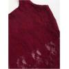 image:imageMakeMeChic Womens Y2k Lace Sheer Halter Crop Tops Sleeveless Going Out Tank TopRed