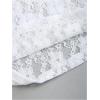 image:imageMakeMeChic Womens Y2k Lace Sheer Halter Crop Tops Sleeveless Going Out Tank TopWhite