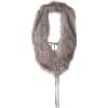 image:imageMakeMeChic Womens Faux Fur Furry Sleeveless Halter Top Tie Open Back Y2K Fall Rave OutfitsKhaki