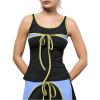 image:imageMakeMeChic Womens Sleeveless Tank Top Color Block 3D Bow Y2K Going Out TopsMulticolor