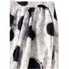 image:imageMakeMeChic Womens Plus Size Polka Dots Baggy Pants Elastic Waist Casual Daily TrousersMulticolor