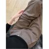 image:imageMakeMeChic Womens Work Dressy Pants Office Business Fall Straight Leg Zip Fly TrousersBrown