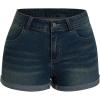 image:imageMakeMeChic Womens Y2K Summer Star Print Drop Low Rise Denim Shorts JeansDark Wash B