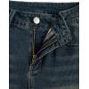 image:imageMakeMeChic Womens Y2K Summer Star Print Drop Low Rise Denim Shorts JeansDark Wash B