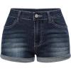 image:imageMakeMeChic Womens Y2K Summer Star Print Drop Low Rise Denim Shorts JeansDark Wash C