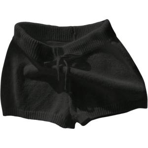 image:imageMakeMeChic Womens Mini Micro Shorts Y2k Booty Shorts Sleep Pajama BottomsBlack