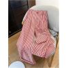 image:imageMAKEMECHIC Womens Y2k Plaid Gingham Pants Elastic High Waist Wide Leg Pants LoungewearRed