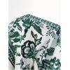 image:imageMakeMeChic Womens Boho Halter Top Tie Front Backless Floral Summer Beach Vacation Bandana TopsGreen