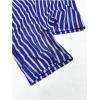 image:imageMakeMeChic Womens Crochet Striped Cover Up Pants Wide Leg Summer Beach Vacation CoverupsBlue and White