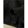 image:imageMakeMeChic Womens High Waisted Pants Elastic Waist Loose Fitting Wide Leg Summer Casual TrousersBlack