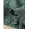 image:imageMakeMeChic Womens Wide Leg Palazzo Pants Elastic High Waisted Loose Baggy Spring TrousersGreen