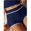image:imageMakeMeChic Womens Summer 2 Piece Tankini Swimsuits Halter Beach Vacation Modest Bathing SuitsBlue