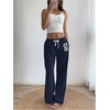 image:imageMakeMeChic Womens Baggy Sweatpants Y2k Wide Leg Pants Track Pants Lounge Bottoms Streetwear