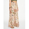 image:imageMakeMeChic Womens Summer Palazzo Pants Boho Vacation High Waist Tropical Wide Leg PantsKhaki