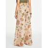 image:imageMakeMeChic Womens Summer Palazzo Pants Boho Vacation High Waist Tropical Wide Leg PantsKhaki