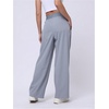 image:imageMakeMeChic Womens Wide Leg Workout Pants Quick Dry Low Waist Athletic Pants Active WearGrey