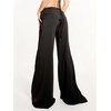 image:imageMakeMeChic Womens Y2k Wide Leg Ruched Foldover Drawstring Pants Low Waist Palazzo Trousers
