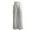 image:imageMakeMeChic Womens Polka Dots Lace Trim Pants Elastic Waist Trousers with Pocket