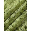 image:imageMakeMeChic Womens 3 Piece Crochet Bikini Sets Halter Triangle Summer Bathing Suit with Cover Up Skirt SwimsuitsGreen