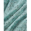 image:imageMakeMeChic Womens 3 Piece Crochet Bikini Sets Halter Triangle Summer Bathing Suit with Cover Up Skirt SwimsuitsMint Blue