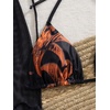image:imageMakeMeChic Womens 3 Piece Zebra Cheetah Bikini Sets Polka Dots Strapless Bathing Suit with Swimsuit CoverupOrange Black