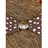image:imageMakeMeChic Womens 3 Piece Zebra Cheetah Bikini Sets Polka Dots Strapless Bathing Suit with Swimsuit CoverupPolka Dots Brown