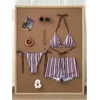 image:imageMakeMeChic Womens Bikini with Shorts Boyshort Bikini Set Halter Triangle Tie Backless Y2K SwimsuitPink and Brown