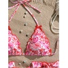 image:imageMakeMeChic Womens String Bikini Set Seashell Starfish Bow Ruffle Cheeky Cute Bikinis 2 Piece SwimsuitPink
