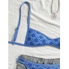 image:imageMakeMeChic Womens Micro Tanning Bikini Sets Cheetah Gingham Sexy Tiny Bathing Suit SwimsuitBlue