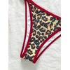 image:imageMakeMeChic Womens Micro Tanning Bikini Sets Cheetah Gingham Sexy Tiny Bathing Suit SwimsuitCheetah Print