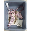 image:imageMakeMeChic Womens Micro Tanning Bikini Sets Cheetah Gingham Sexy Tiny Bathing Suit SwimsuitRed White Floral