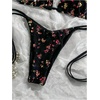 image:imageMakeMeChic Womens Sexy Sequin Bikini Sets String Halter Triangle Swimsuits Two Piece Summer Bathing SuitBlack