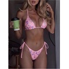 image:imageMakeMeChic Womens Sexy Sequin Bikini Sets String Halter Triangle Swimsuits Two Piece Summer Bathing SuitPink