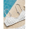image:imageMakeMeChic Womens Polka Dots Thong Bikini Sets High Cut Micro Sexy Bathing Suit SwimsuitWhite